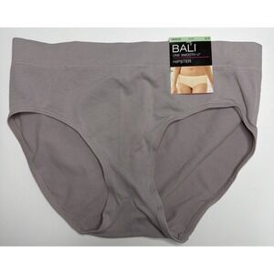 Bali One Smooth U Hipster Panty Women's XL/8 2H63 Purple Warm Steel New